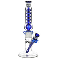 Pulsar ~ Chillr Glycerin Straight Tube Glass Water Pipe - 13" / 14mm F / Blue