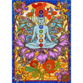 3-D Chakra Lotus Tapestry