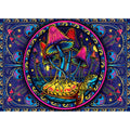3-D Single Mushroom Tapestry