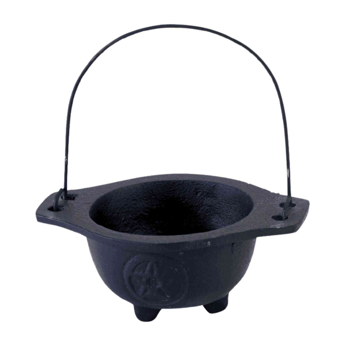 Cast Iron 3" Pentagram Cauldron