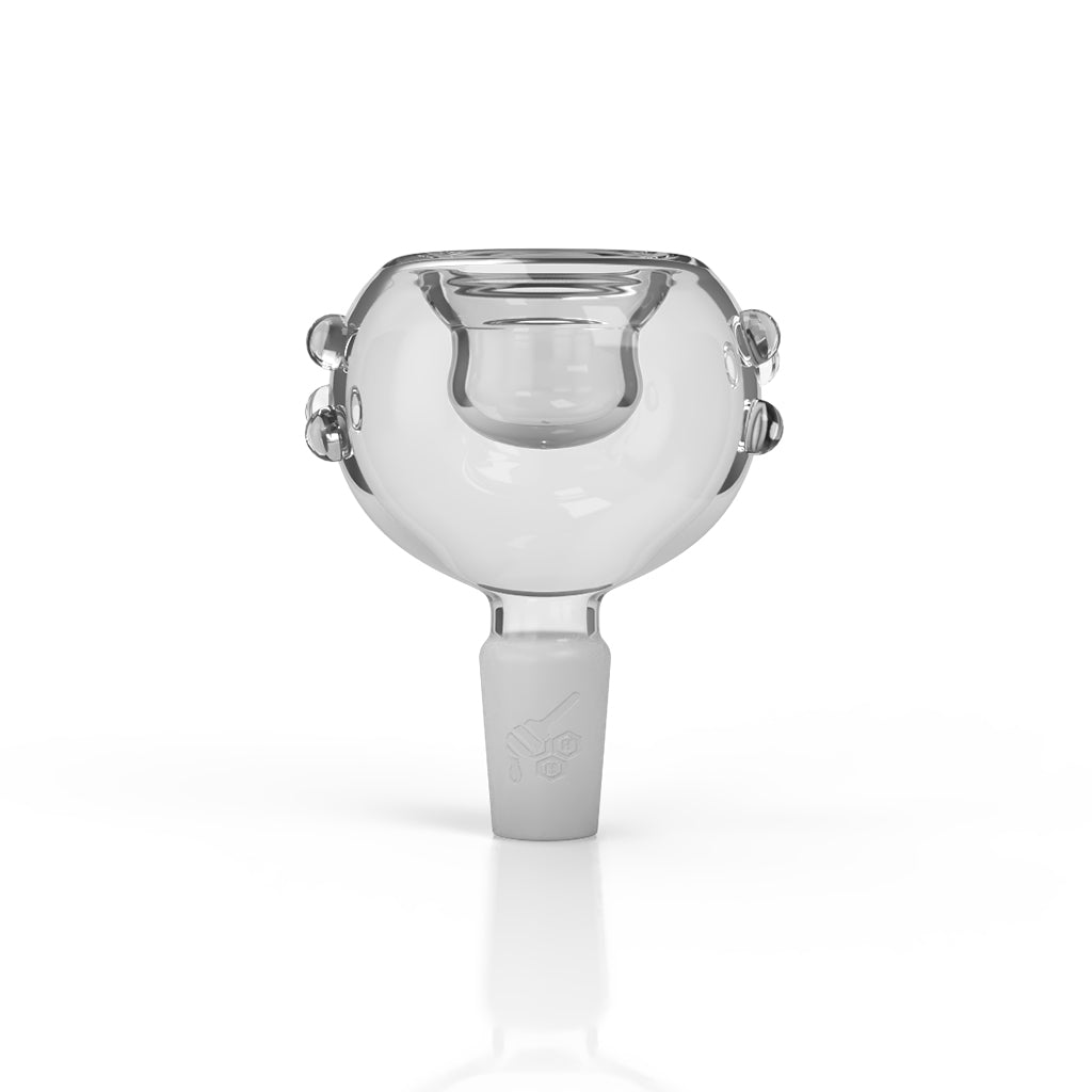 Honeybee Herb ~ GLASS FLOWER BOWL (FB-6)