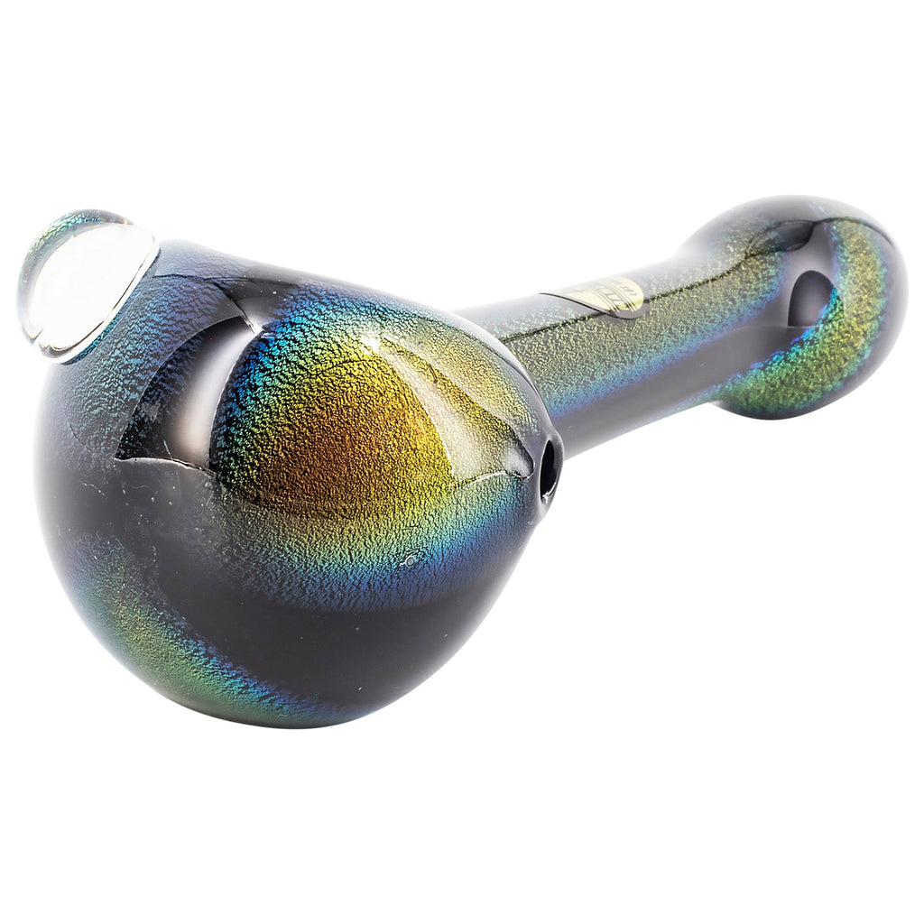 LA Pipes - Full Dichro Spoon with Clear Marbles