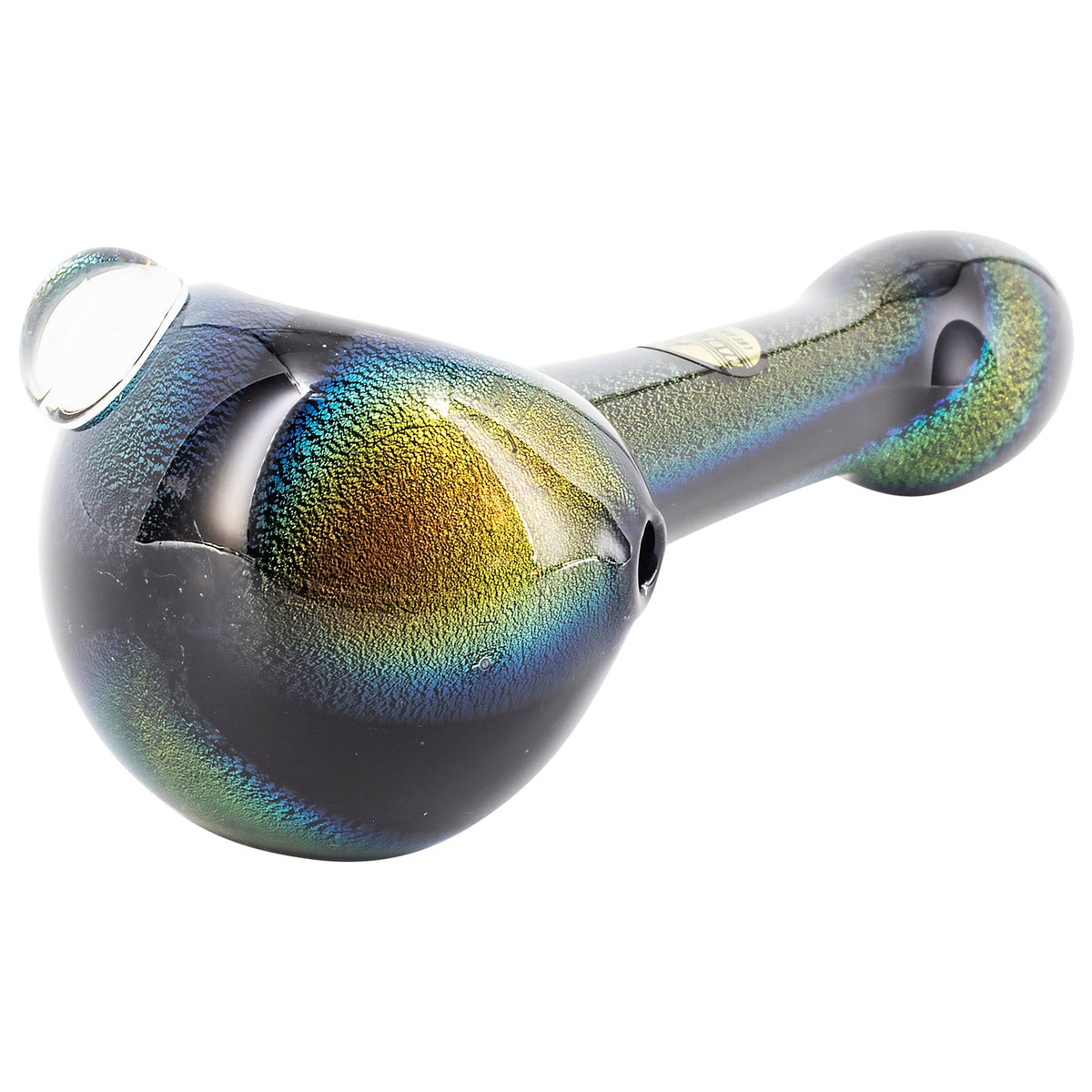 LA Pipes - Full Dichro Spoon with Clear Marbles