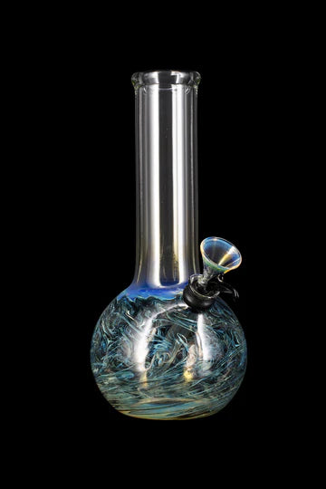 LA Pipes - Raked Tiger Stripe Accented Beaker Bong 8"
