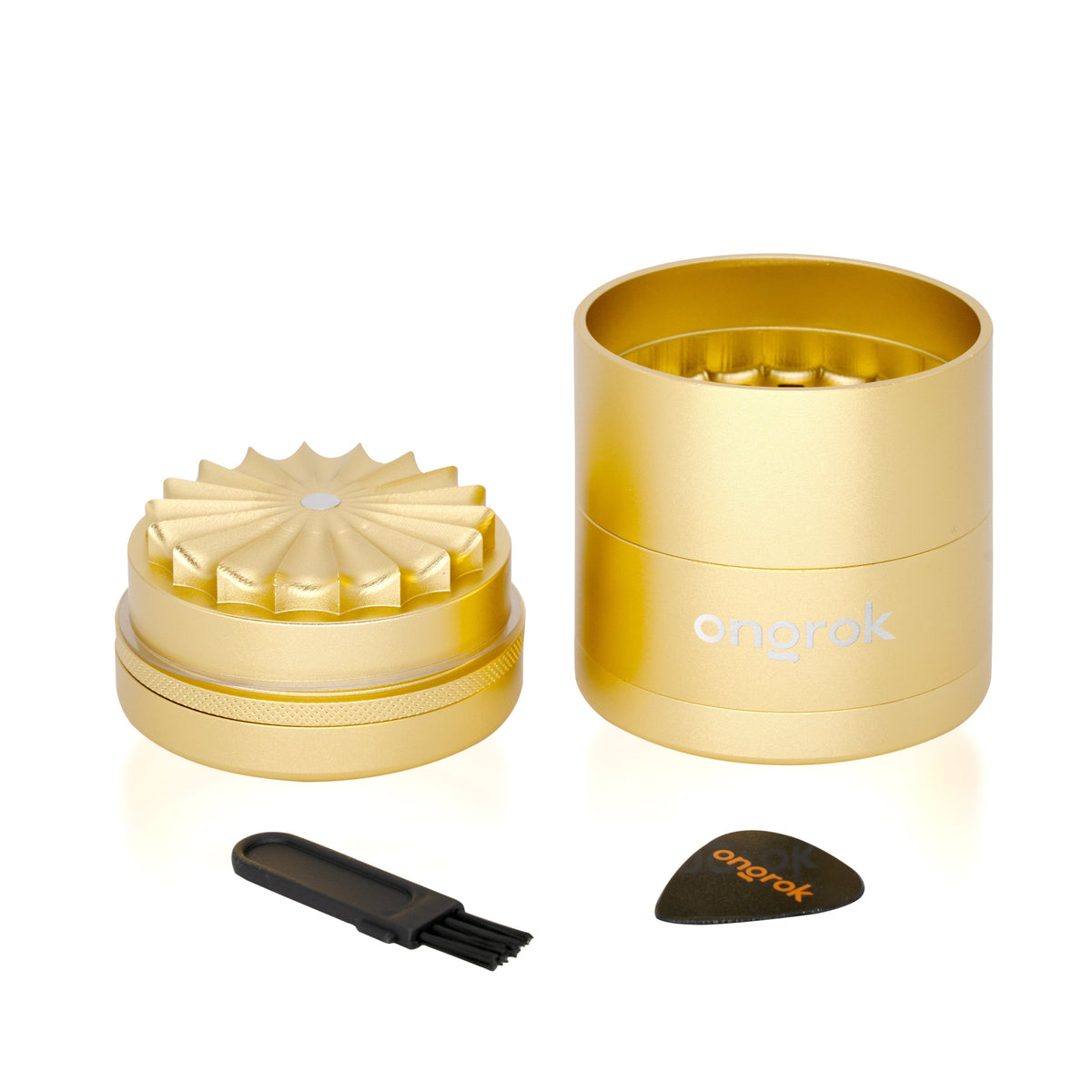 Ongrok - 5 Pc Flower Tooth Storage Grinder