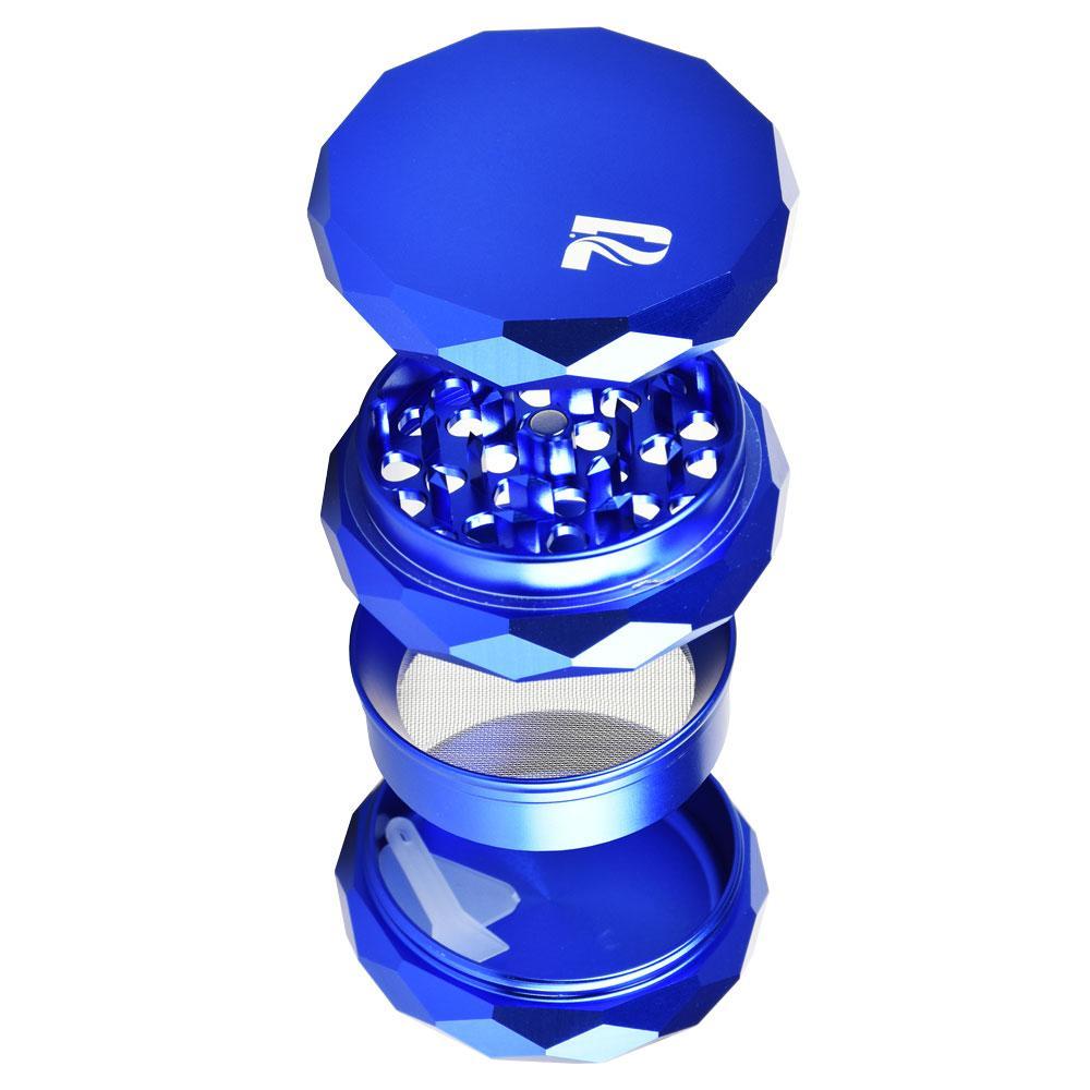 Pulsar ~ Diamond Faceted Aluminum Herb Grinder