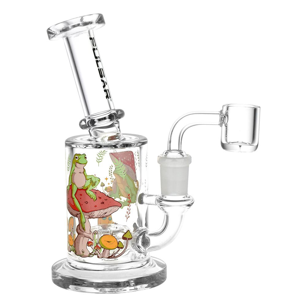 Pulsar ~ Froggy Fun Guy Glass Dab Rig - 6.25" / 14mm F