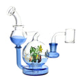 Pulsar ~ Sea Globe Recycler Dab Rig - 7" / 14mm F
