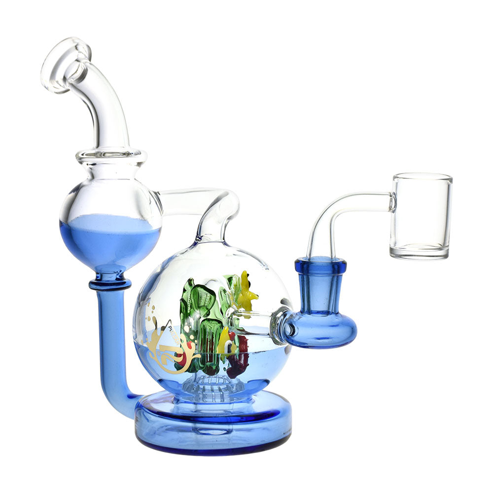 Pulsar ~ Sea Globe Recycler Dab Rig - 7" / 14mm F