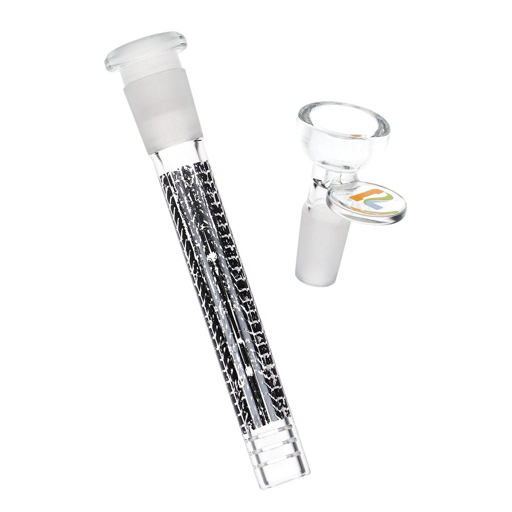 Pulsar ~ Design Series Straight Tube Glass Water Pipe | 12" | 14mm F