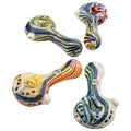 LA Pipes - "Dollar Pancake" Dichroic Color-Changing Spoon Glass Pipe