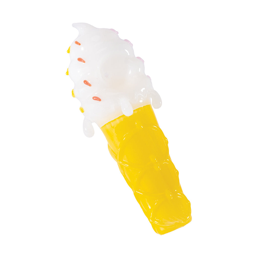Honeybee Herb ~ ICE CREAM CONE HAND PIPE