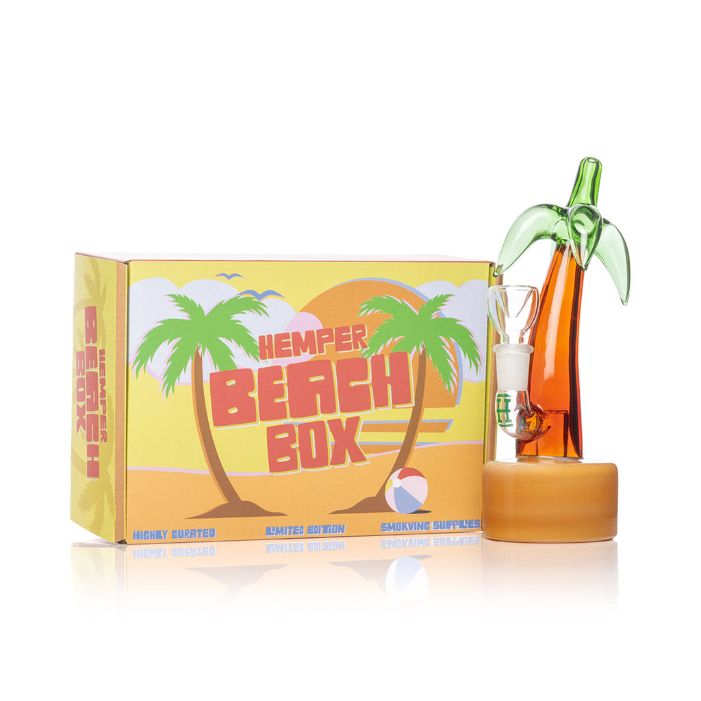 HEMPER - Palm Tree Bong 7"