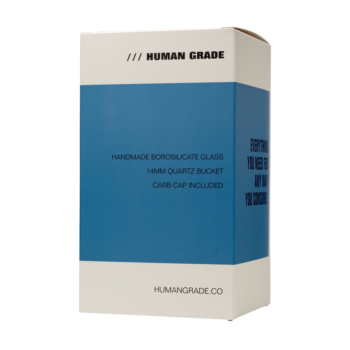 Human Grade - Dualing Recycler Glass Rig Water Pipe