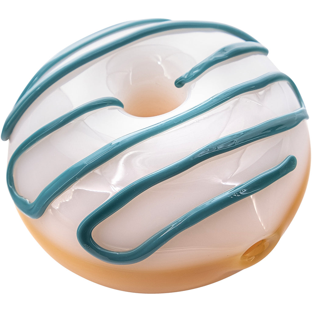 LA Pipes - "Frosted Donut" Glass Pipe
