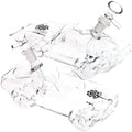 SeshGear ~ Clear Car Glass Water Pipe - 6.75" / 14mm F 2ct