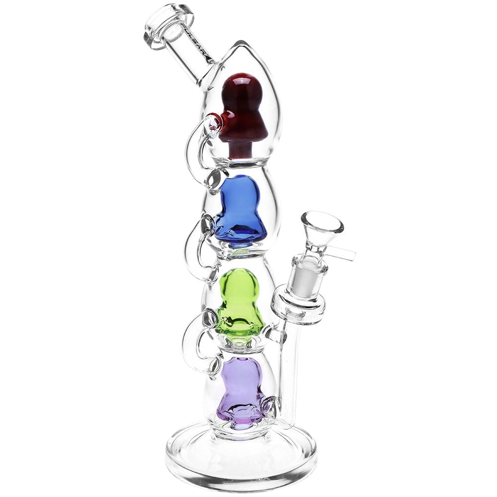 Pulsar ~ Stacks on Stacks Glass Water Pipe - 11.75"