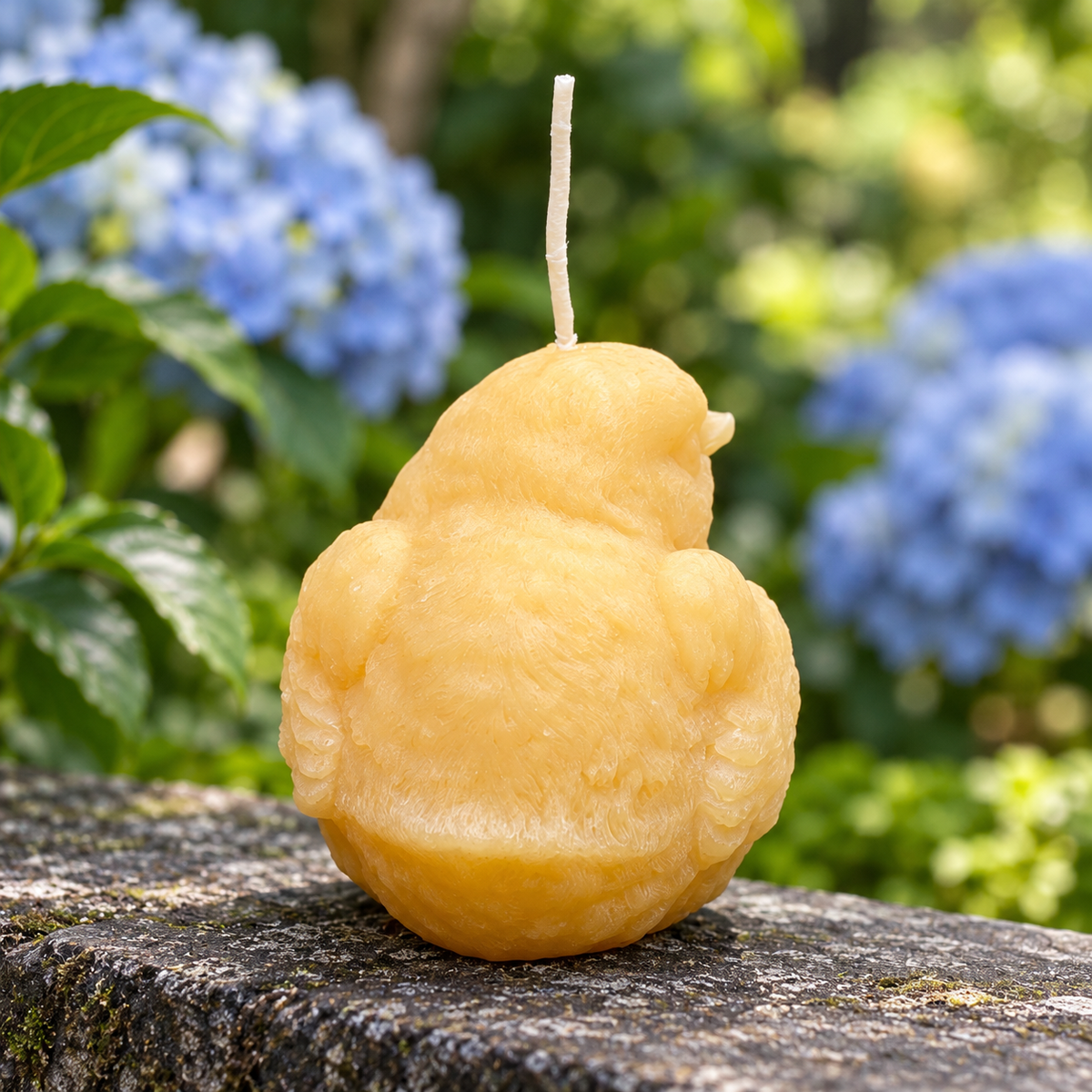 Birdy Perched Beeswax Candle
