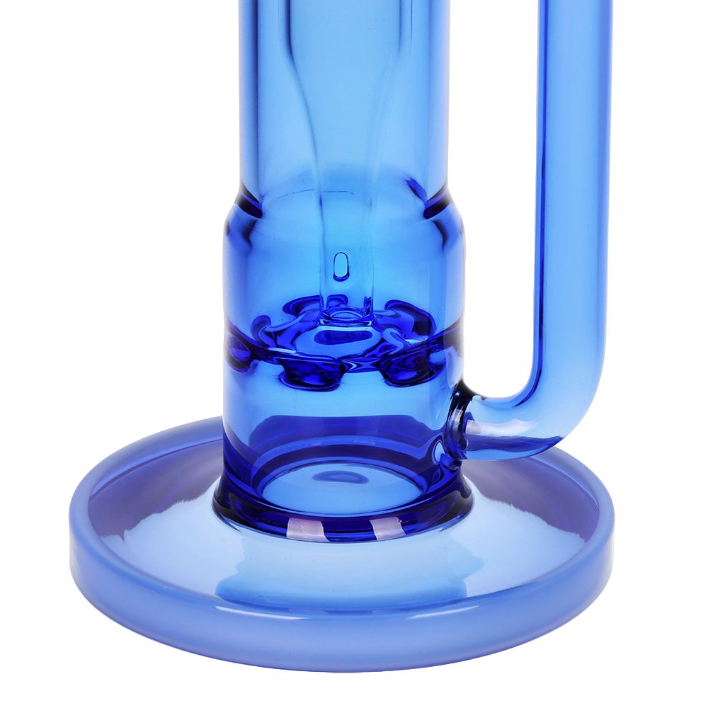 Pulsar ~ Transporter Kicked Straight Tube Glass Water Pipe | 14" | 14mm F