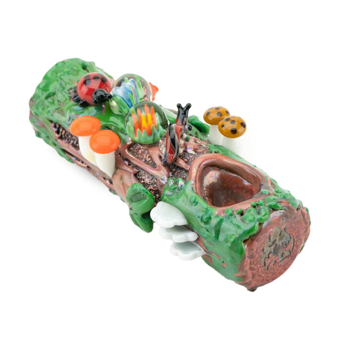 Empire Glassworks ~ Mossy Log Dry Pipe