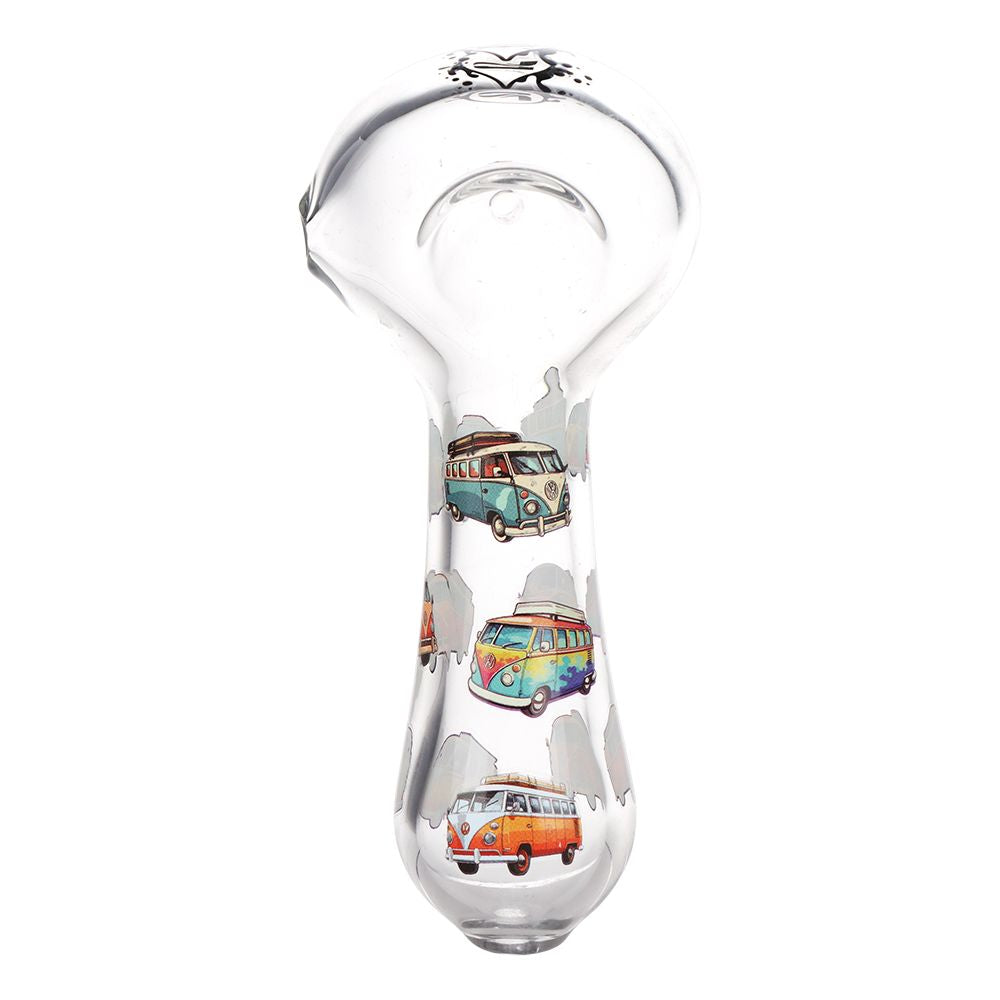 Pulsar ~ VW Bus Glass Spoon Pipe - 4.5" 3CT