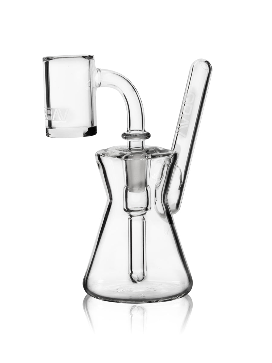 GRAV® > Hourglass Pocket Bubbler Rig - Clear