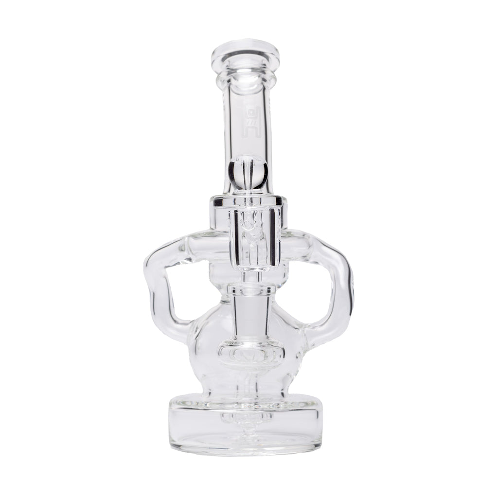 Human Grade - Stubby Klein Glass Recycler Rig Water Pipe