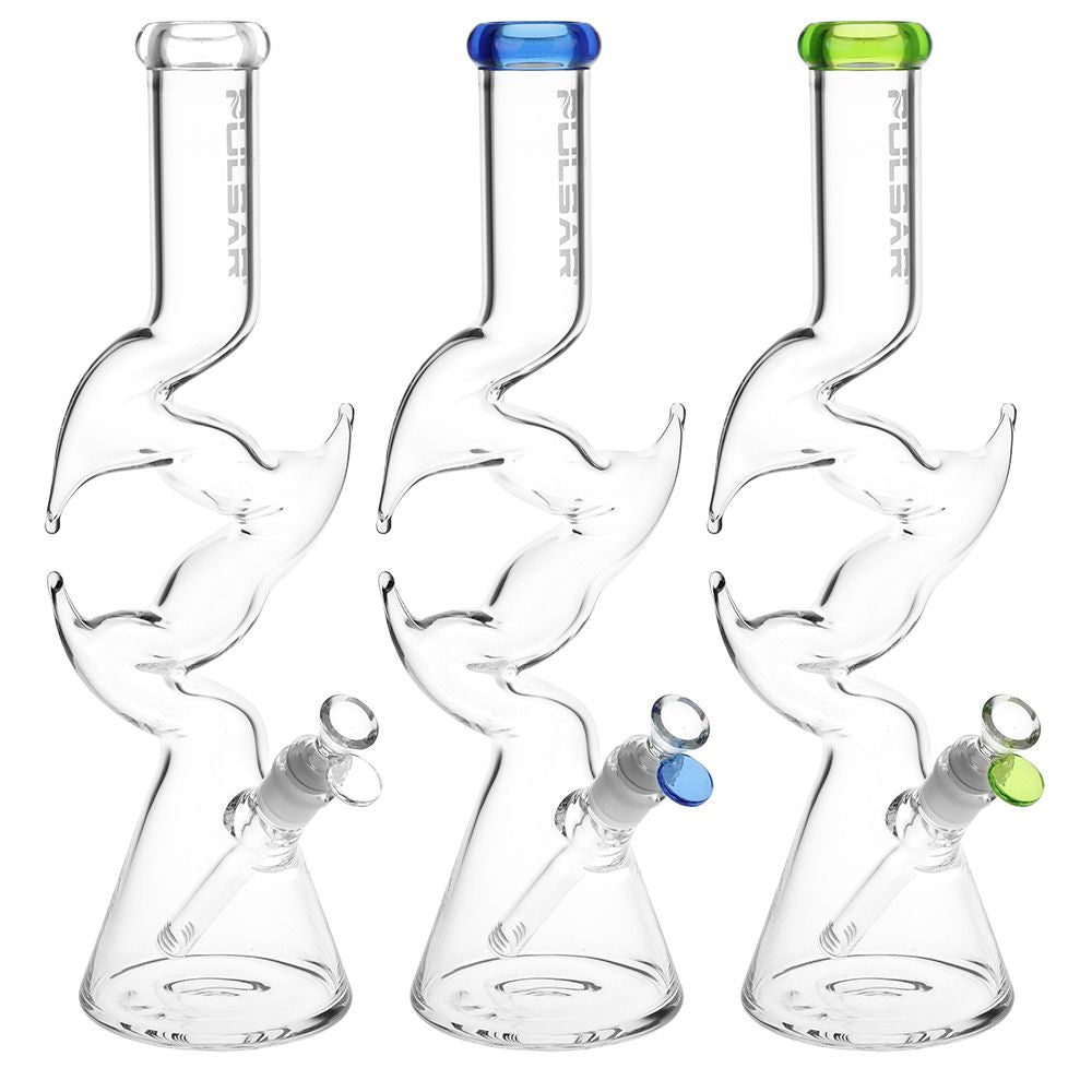 Pulsar ~ Raptor Claw Glass Beaker Water Pipe | 15.5" | 14mm F