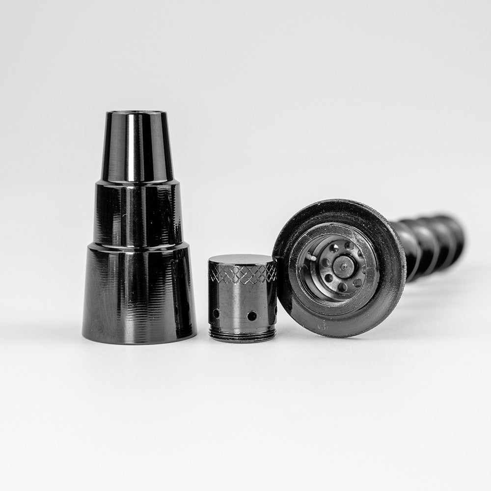 Glass Blunt Hand Pipe - Multiple Colors 5"