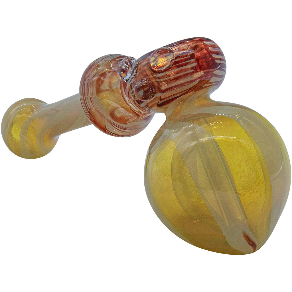 LA Pipes - "Raked Hammer" Fumed Hammer Bubbler Pipe (Various Colors)