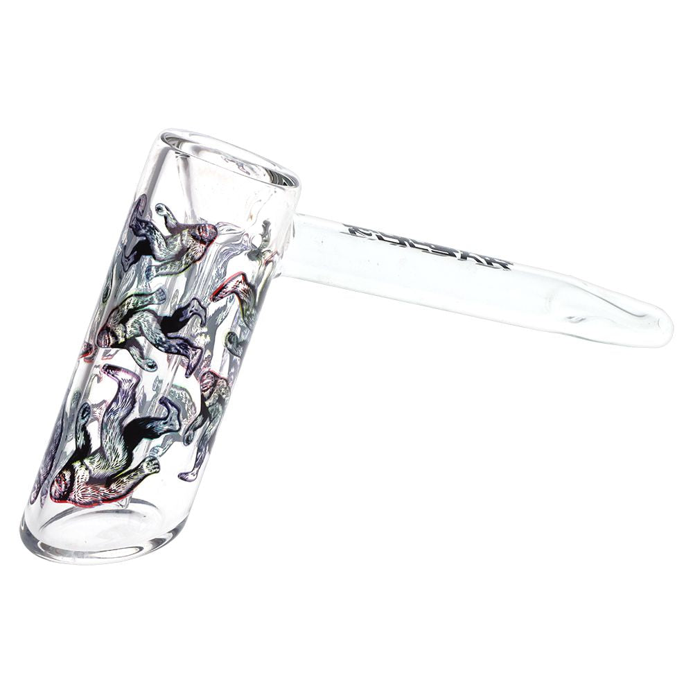 Pulsar ~ Design Series Hammer Glass Bubbler | 8"