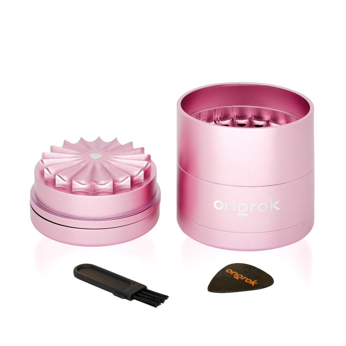 Ongrok - 5 Pc Flower Tooth Storage Grinder