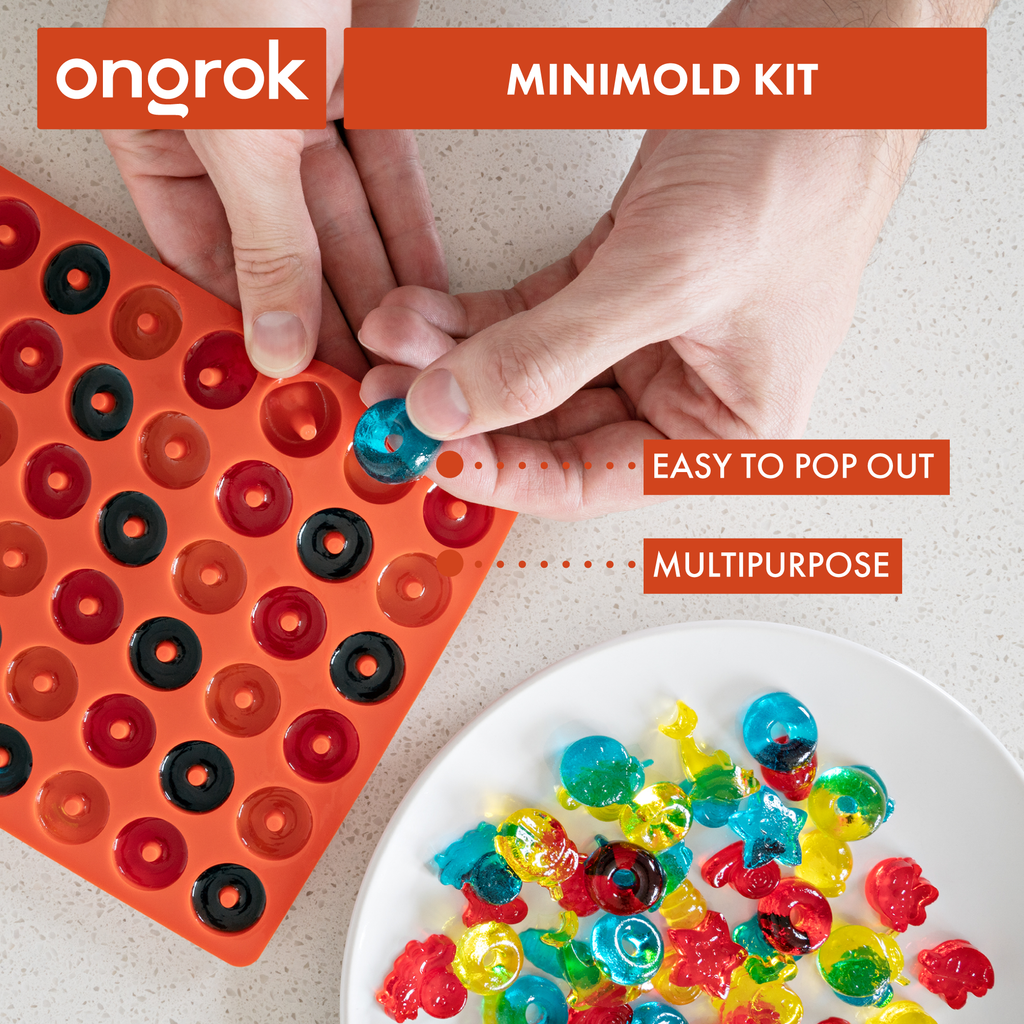 Ongrok - Silicone Gummy Molds with Droppers