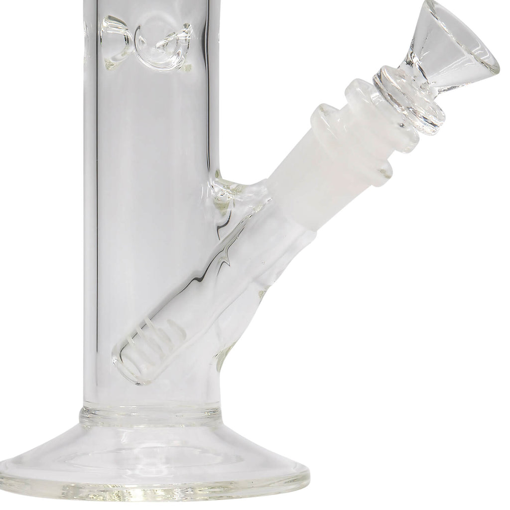 LA Pipes - 12" Clear Straight Shot Bong