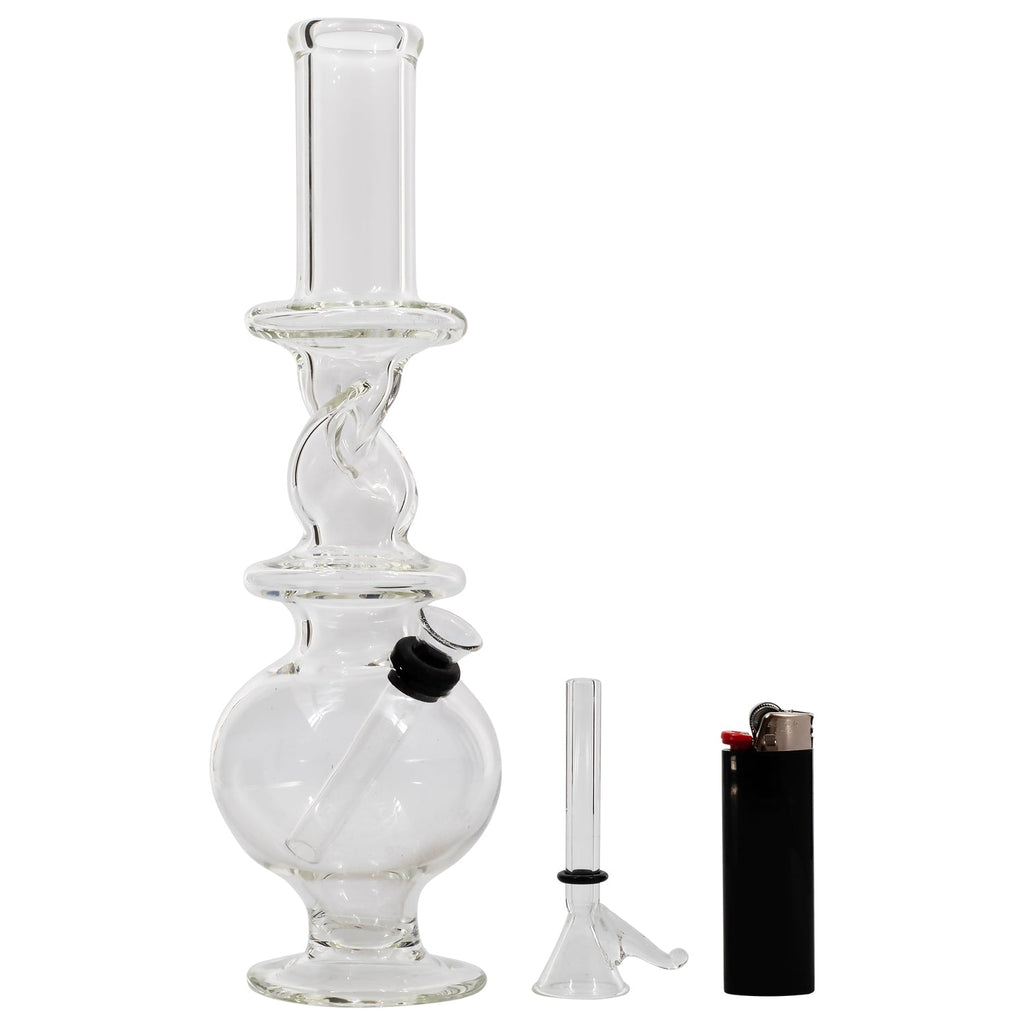 LA Pipes - "The Typhoon Twister" Glass Bong