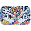 Pulsar ~ Metal Rolling Tray - Cubic Reality / 11"x7"