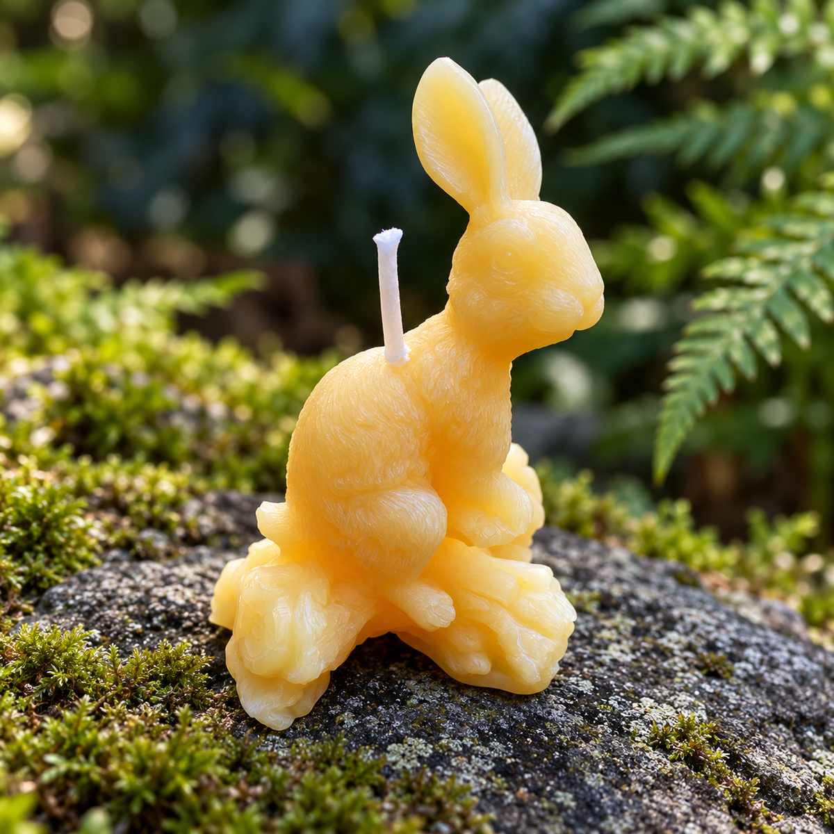 Hare Beeswax Candle