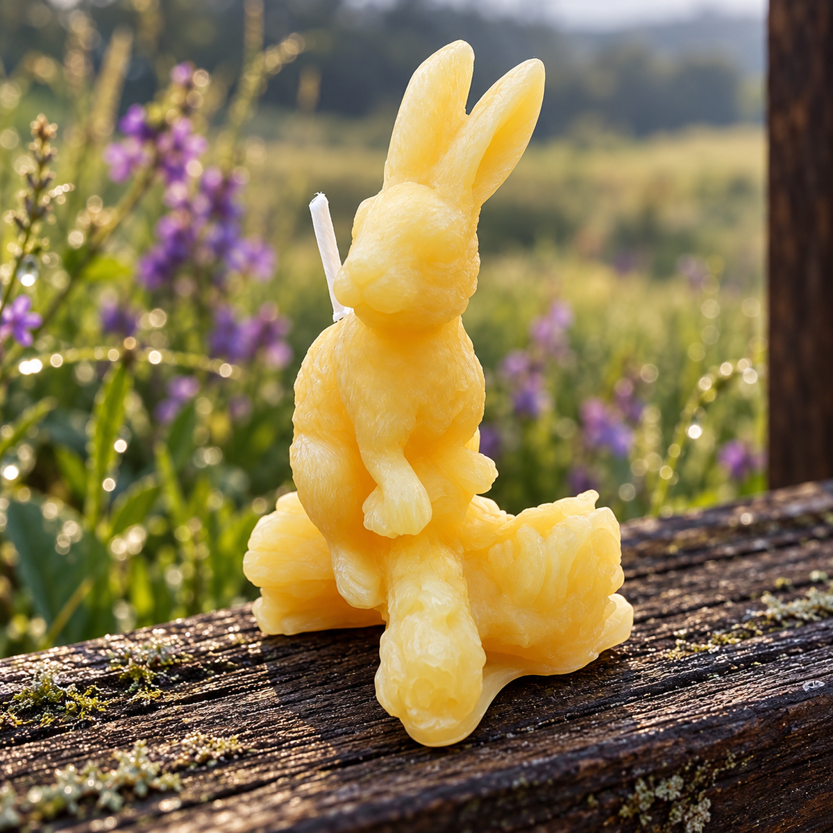 Hare Beeswax Candle