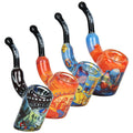Pulsar ~ Grateful Dead x Pulsar Inside Print Bent Sherlock Pipe | 4"