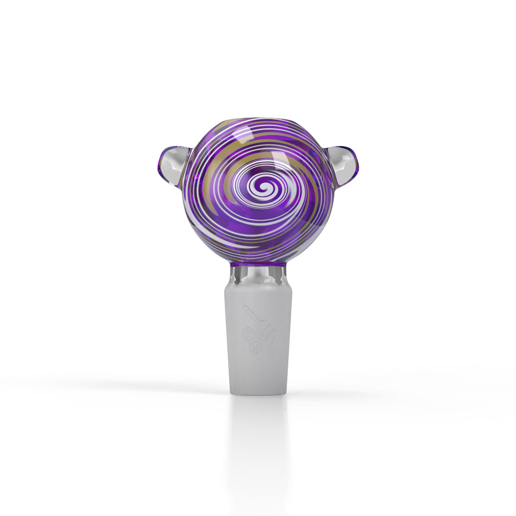 Honeybee Herb ~ GLASS FLOWER BOWL (FB-10)