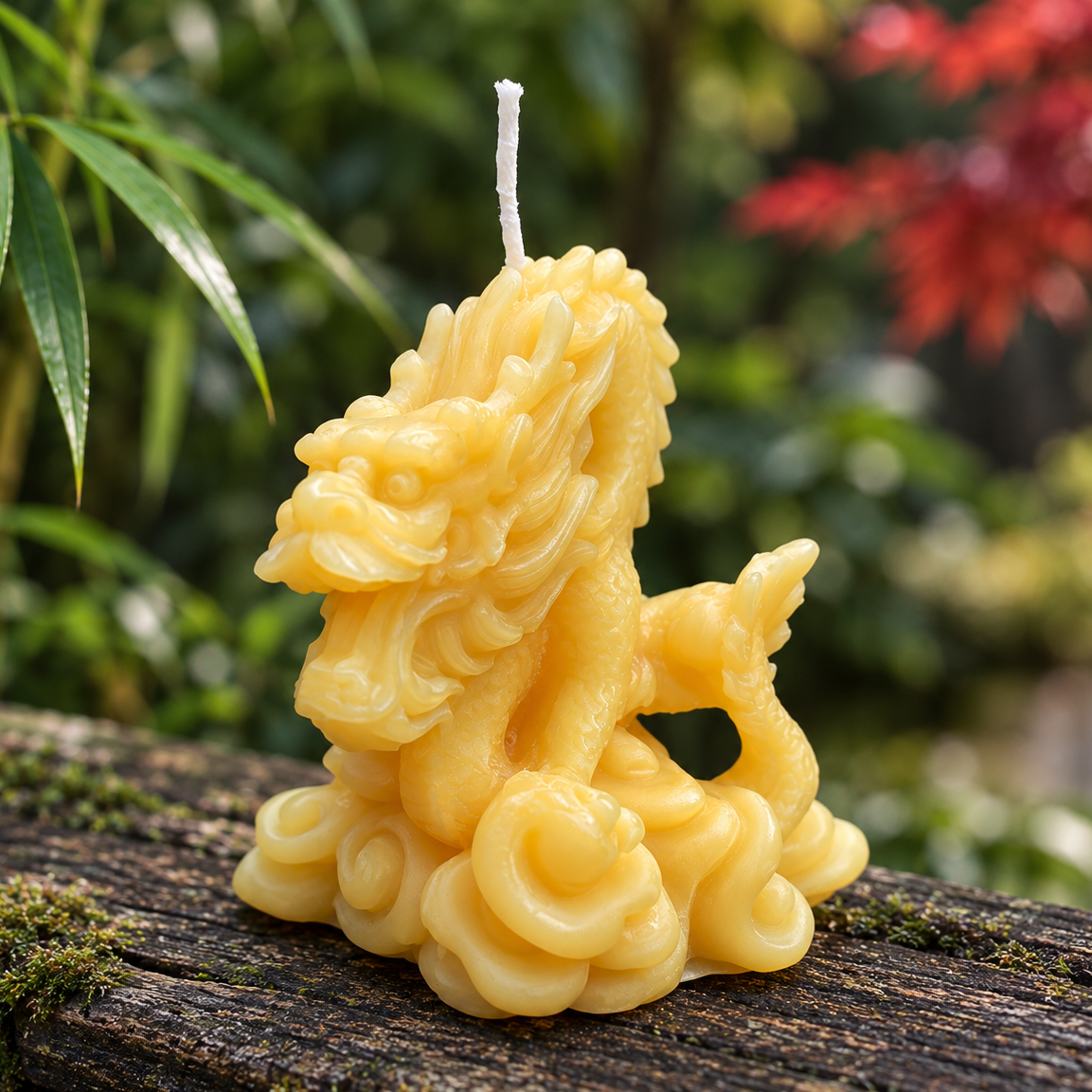 Dragon Beeswax Candle