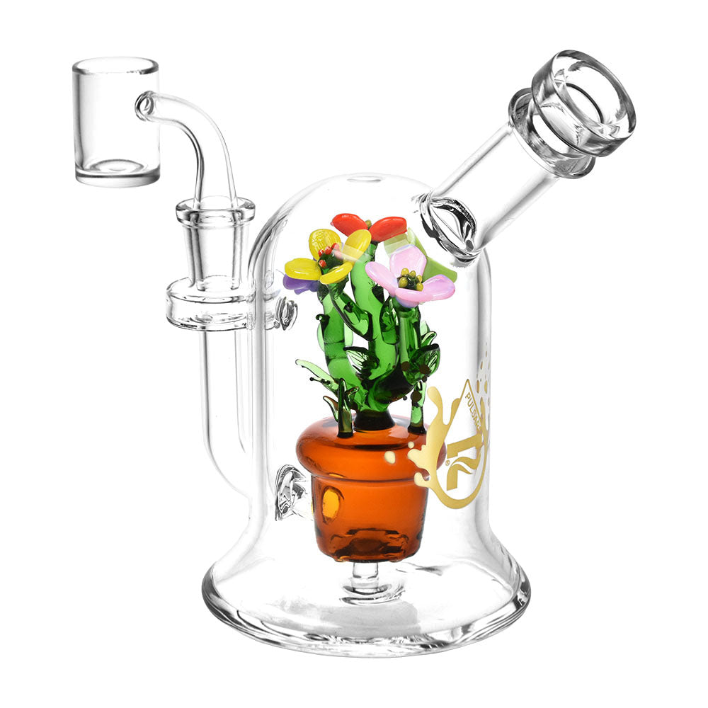 Pulsar ~ Pretty Flowers Dab Rig - 6.5" / 14mm F