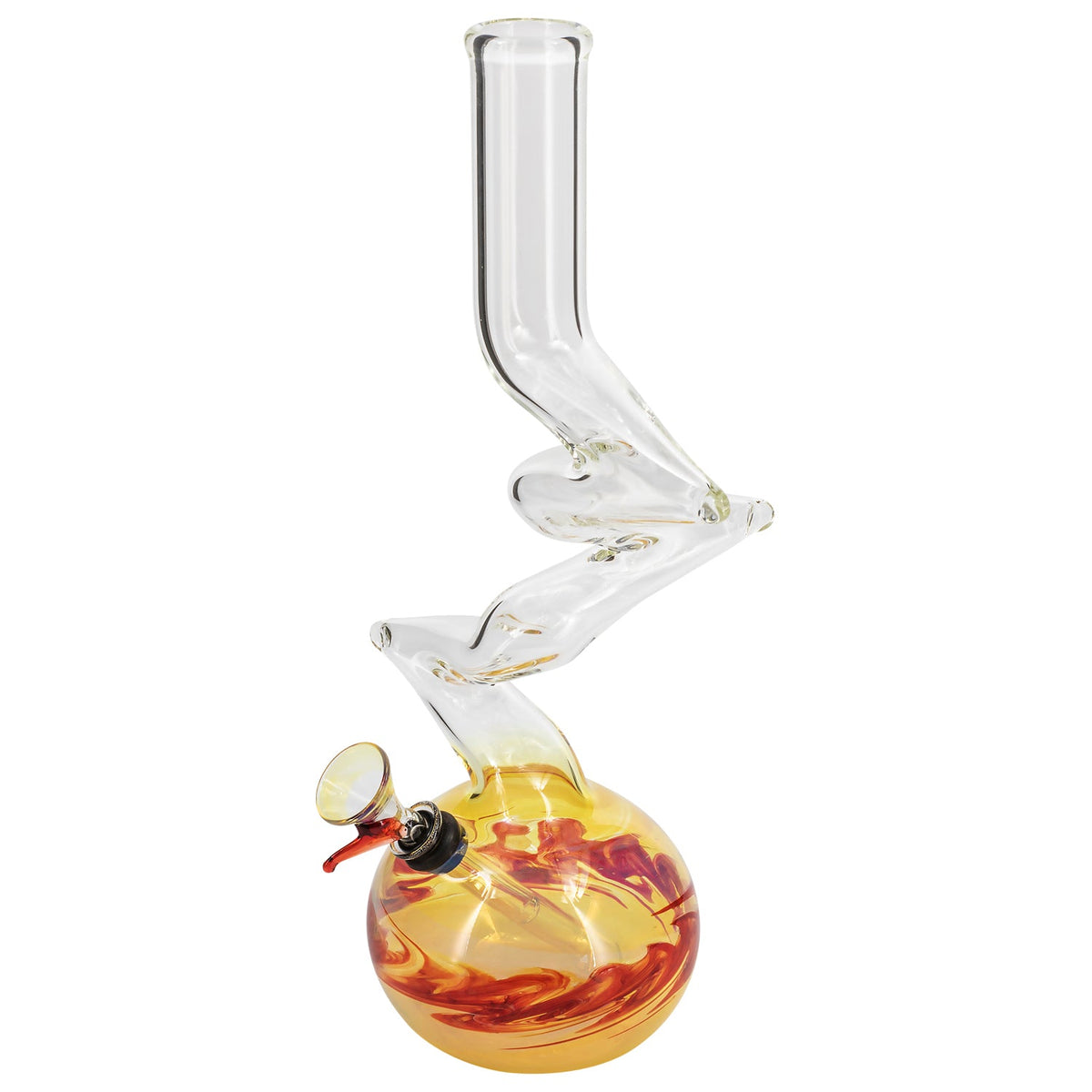 LA Pipes - "Switchback" Bubble Base Bong