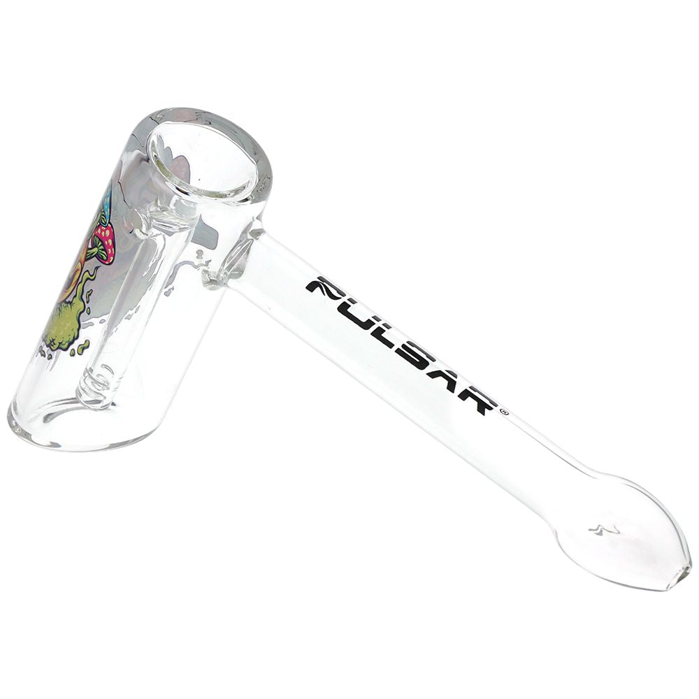 Pulsar ~ Design Series Hammer Glass Bubbler | 8"