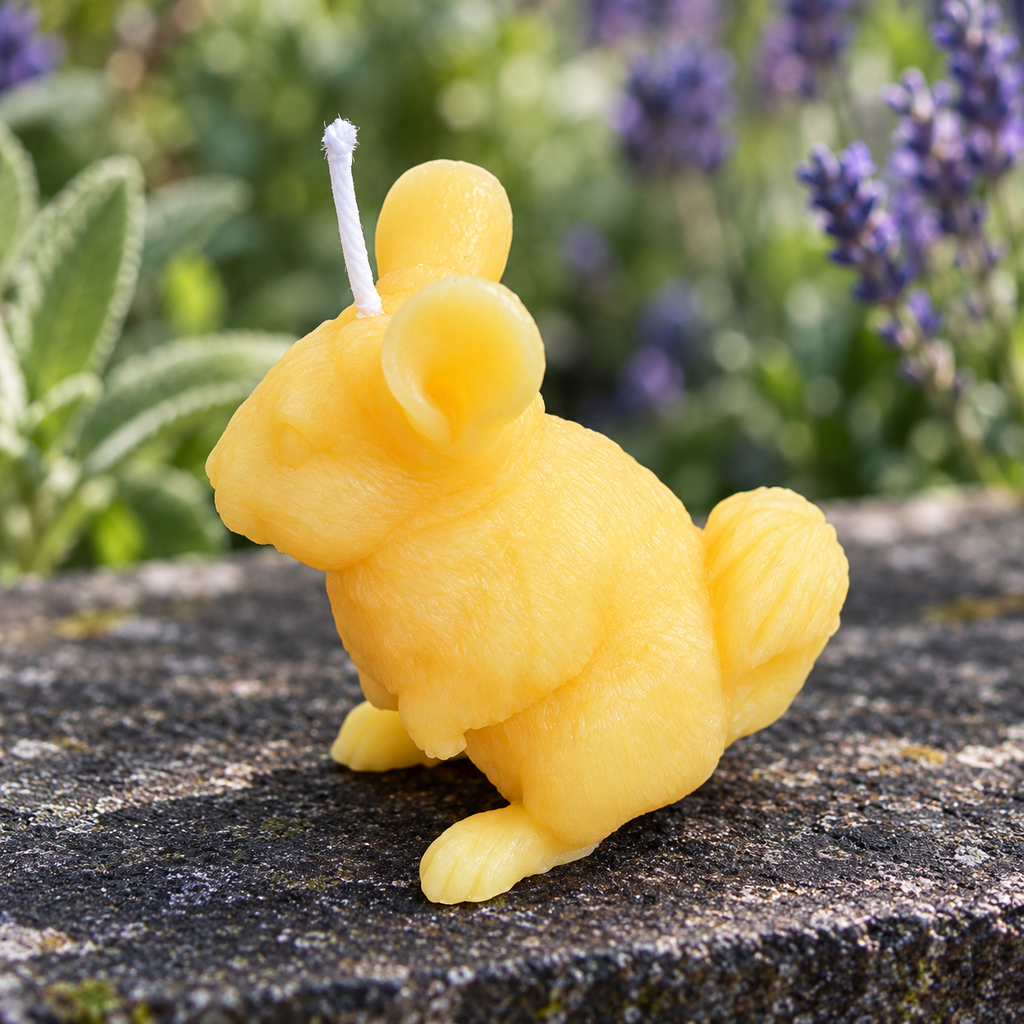Chinchilla Beeswax Candle