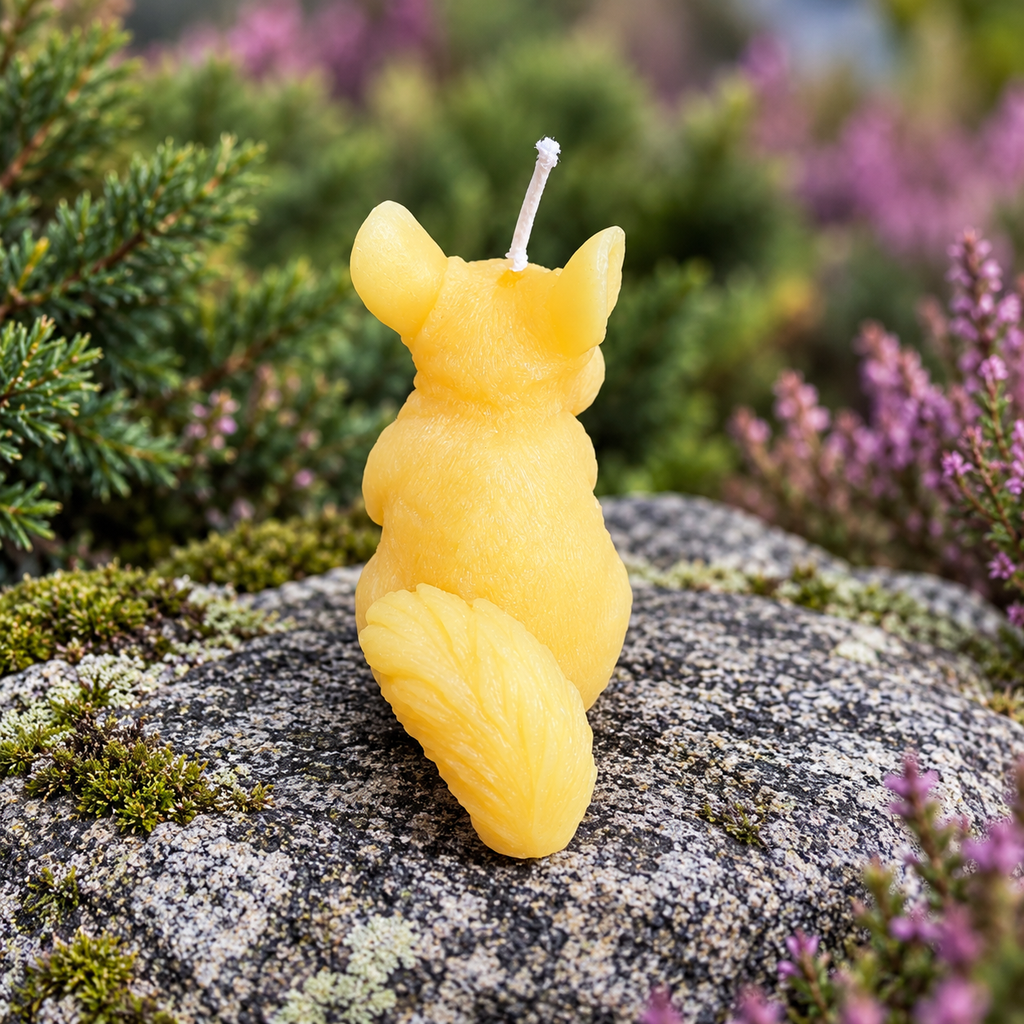 Chinchilla Beeswax Candle