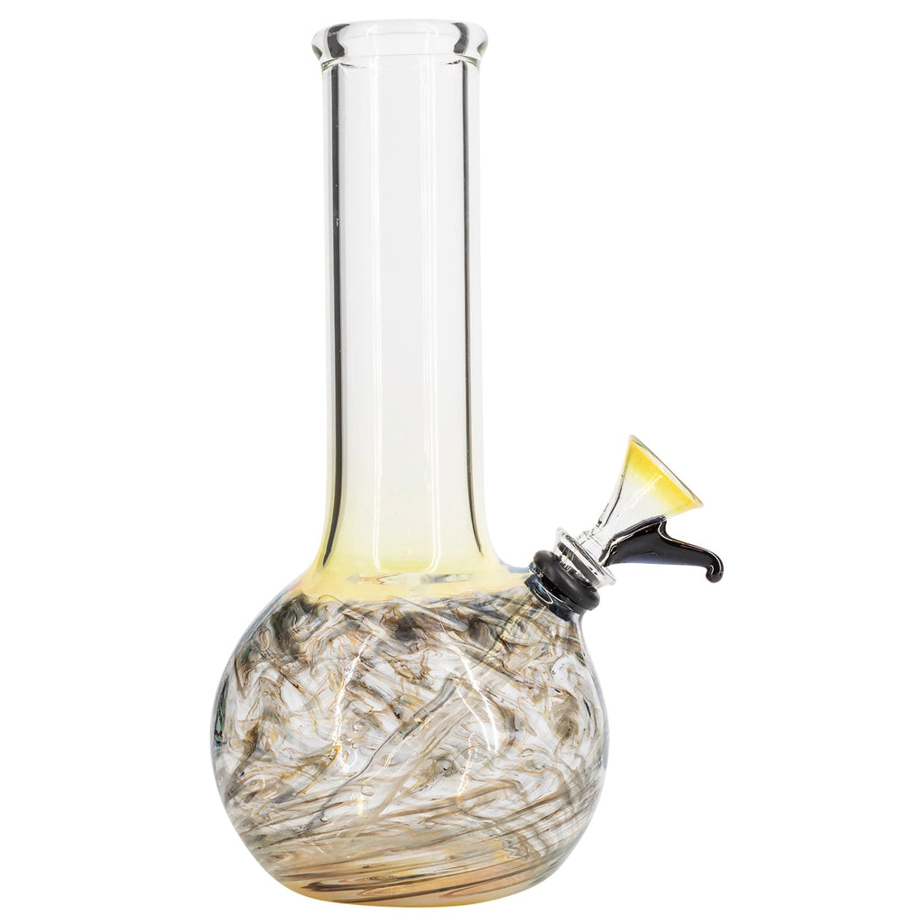LA Pipes - Raked Tiger Stripe Accented Beaker Bong 8"