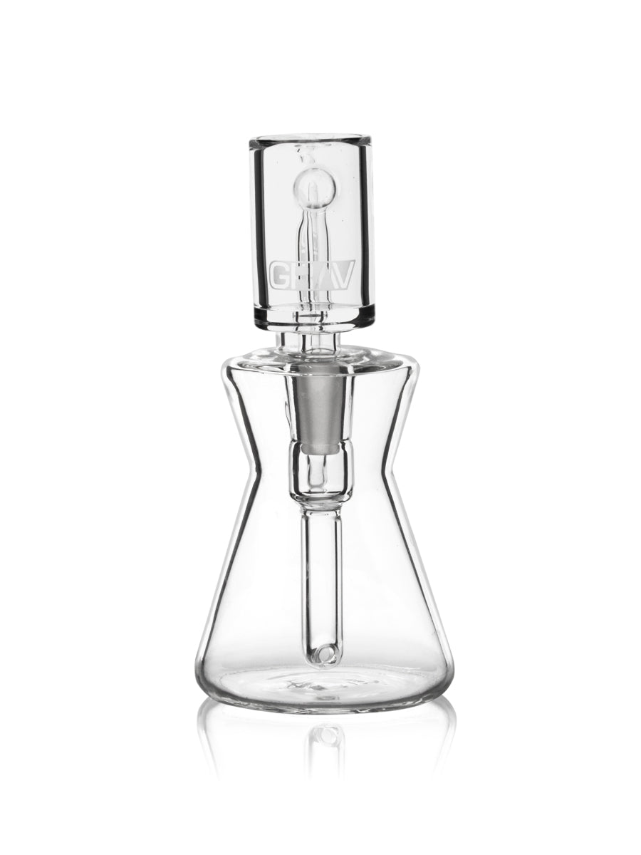 GRAV® > Hourglass Pocket Bubbler Rig - Clear