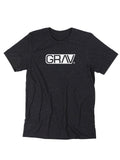GRAV® > Heather Black Logo T-Shirt
