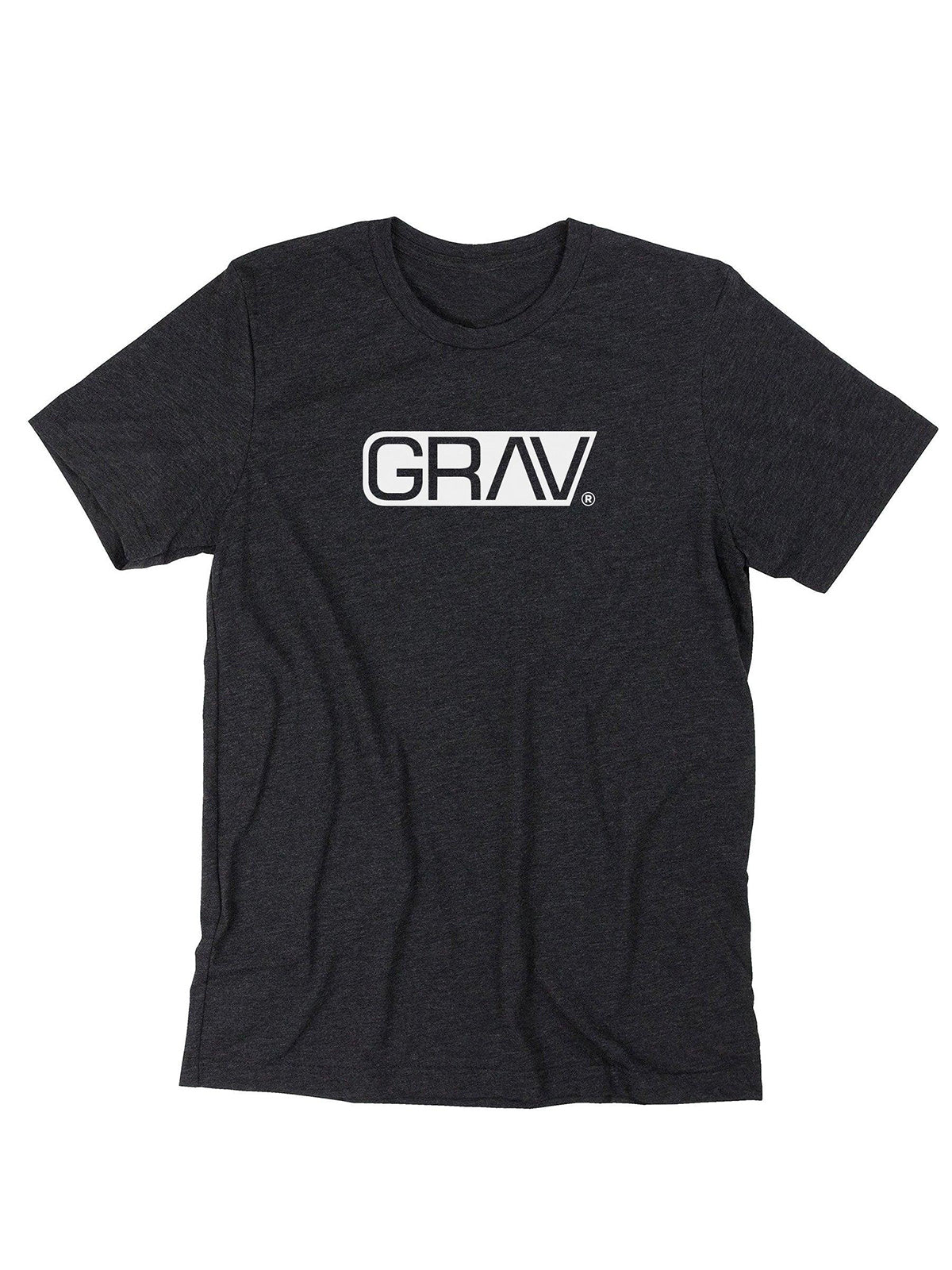 GRAV® > Heather Black Logo T-Shirt